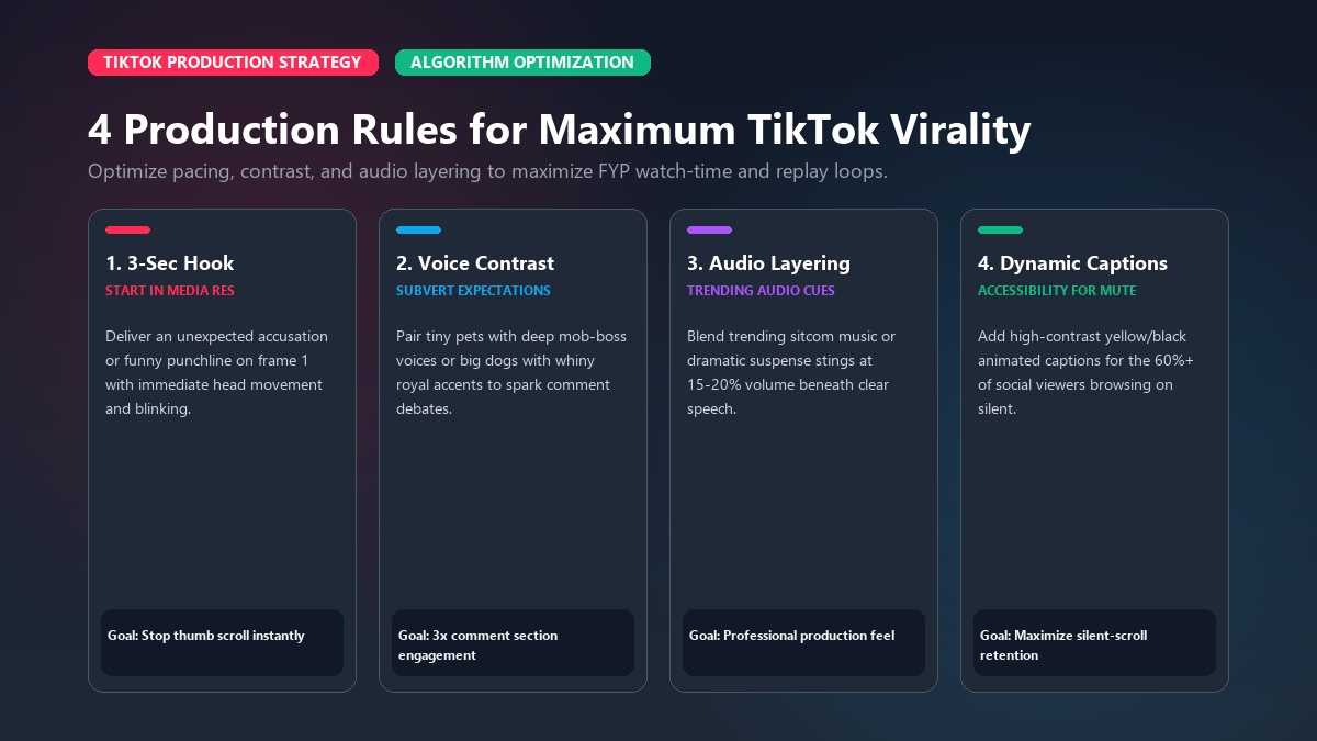 4 Production Rules for Maximum TikTok Virality