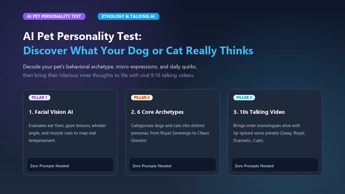AI Pet Personality Test: Discover What Your Dog or Cat Really Thinks About You
