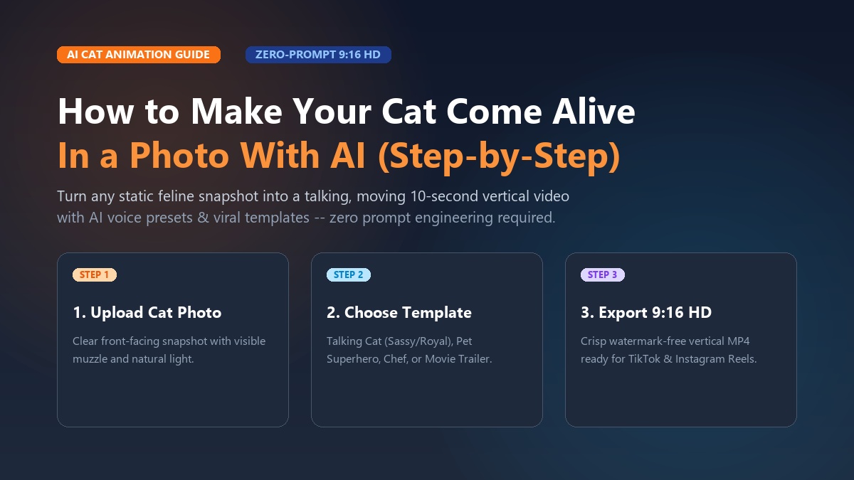 How to Make Your Cat Come Alive in a Photo With AI
