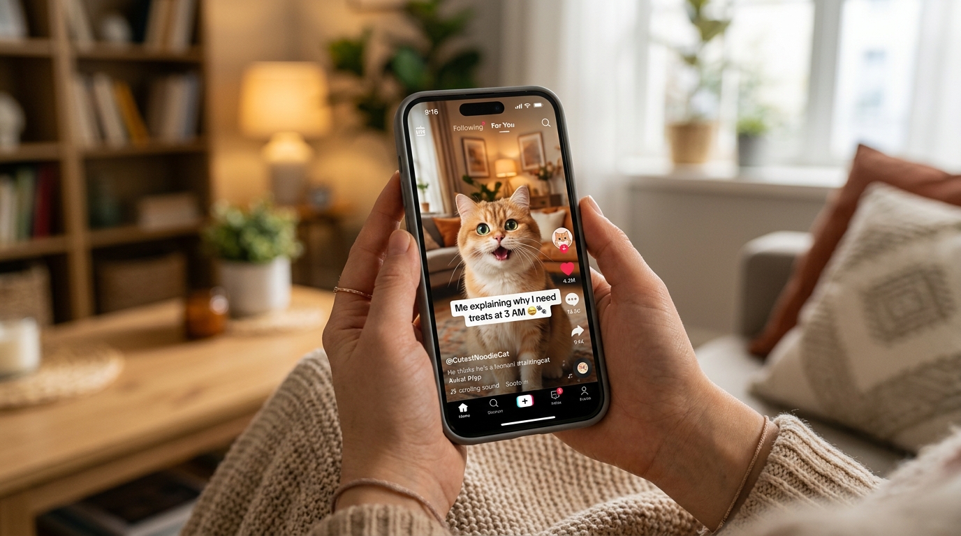 Previewing and exporting 9:16 vertical HD AI pet video for social sharing