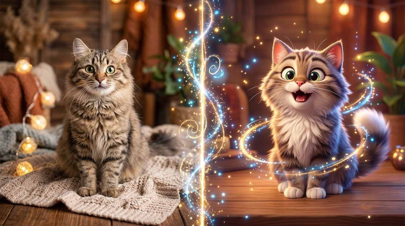 How to Turn Your Cat Picture Into a Cute AI Animation