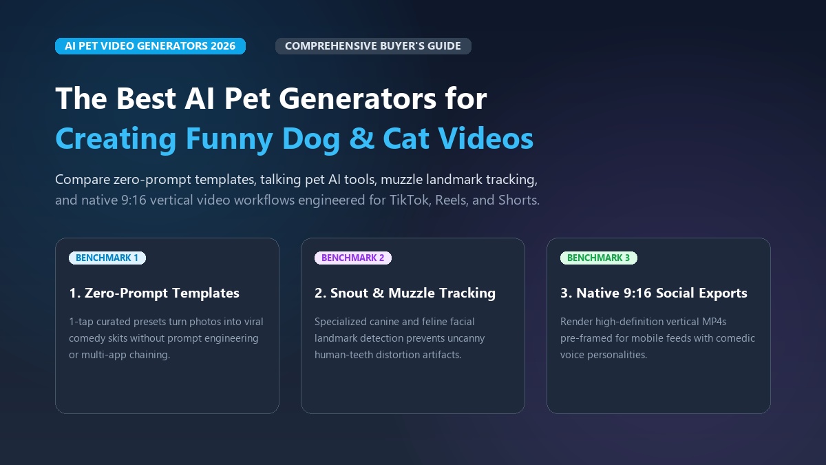 The Best AI Pet Generators for Creating Funny Dog and Cat Videos in 2026