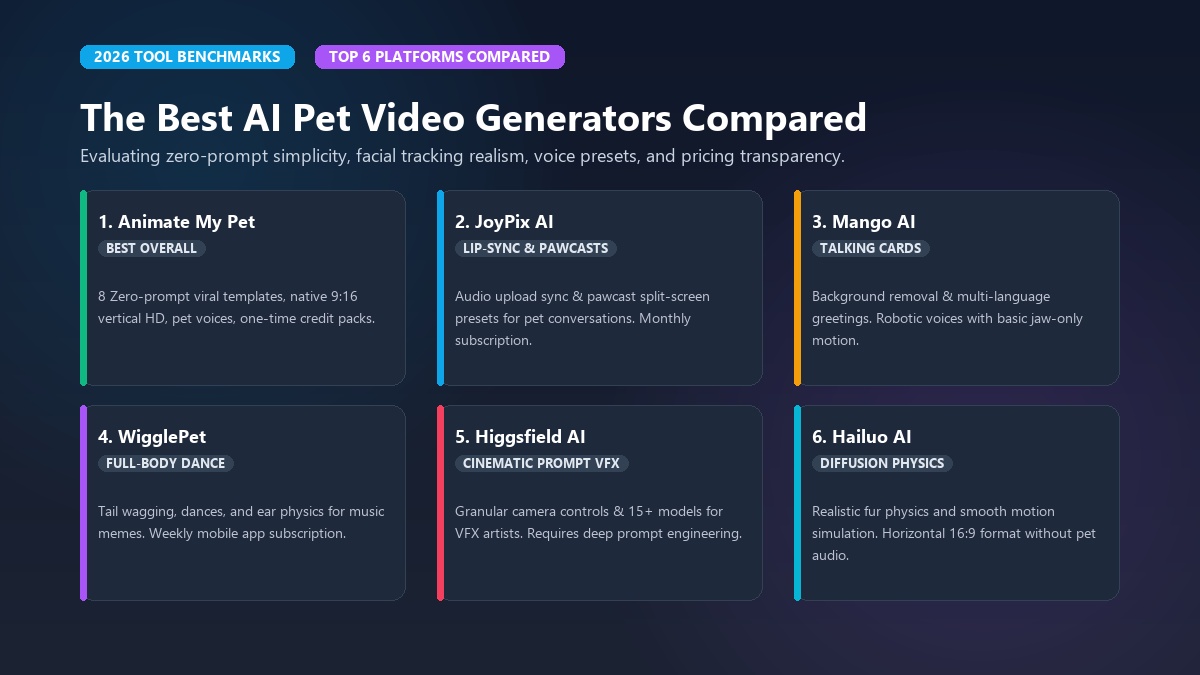 The Best AI Pet Video Generators Compared