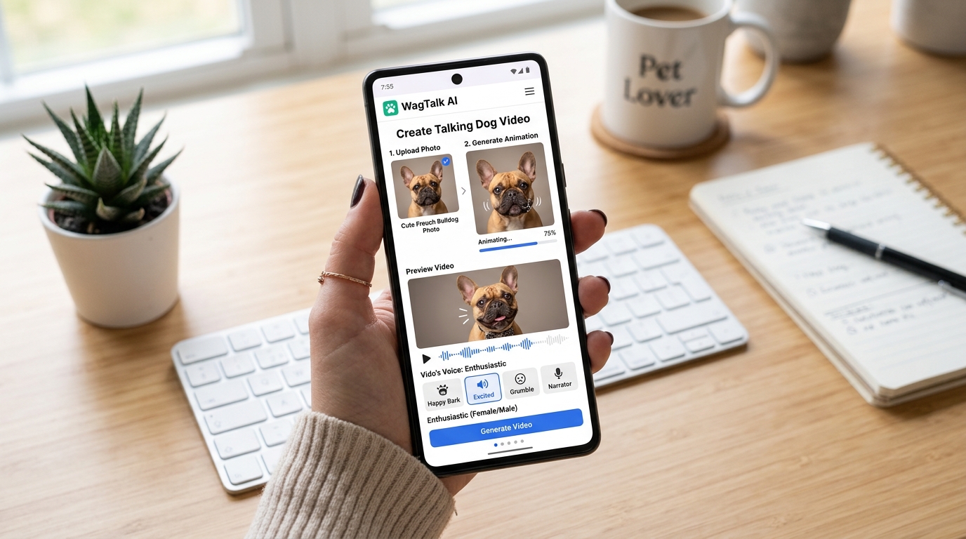 How AI Turns Dog Photos into Talking Pet Videos